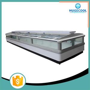Exhibición comercial tipo isla congelador para el supermercado - Product Image 2