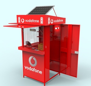 Kiosque de rue préfabriqué en acier inoxydable <span class=keywords><strong>Vodafone</strong></span> - Product Image 2