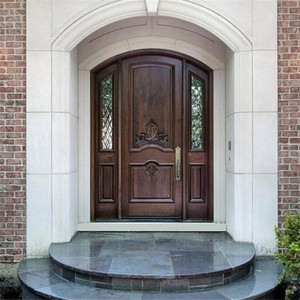 Plinthes en PVC, design de <span class=keywords><strong>porte</strong></span> en bois d'entrée principale bon marché, portes d'entrée solides - Product Image 6