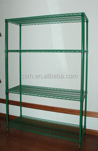 Estante de alambre de acero de gran tamaño, estante de alambre de metal colorido de cuatro capas, 1370x460x1800mm, 1370mm - Product Image 3