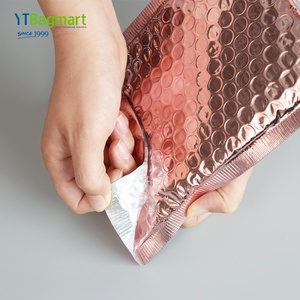 Produttore di Bolla Metallico Mailing Buste Imbottite Borse In Oro Rosa Poly Grande Bolla Mailer