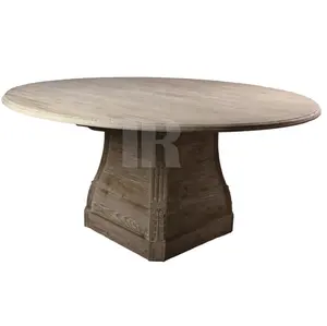 T-Cơ Sở Thiết Kế Rắn Gỗ Trắng Rửa Vòng Bàn Ăn - Product Image 1