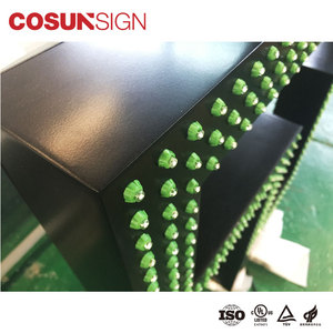 Outdoor push attraverso segno di alluminio verde farmacia <span class=keywords><strong>led</strong></span> segno della croce