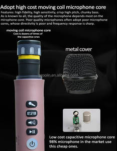 Microphone sans fil karaoké haut-parleur L598 L698 haute qualité 15 trompette, approvisionnement d'usine meilleure pièce - Product Image 5