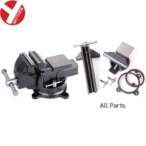 Steel Black Heavy Duty Universal <strong>Bench</strong> <strong>Vise</strong> With 360 Degree Free Rotate <strong>Mounting</strong> Base