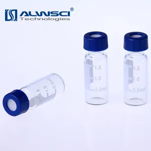 ALWSCI 12x32mm 2ml HPLC ברור זכוכית רחב פה צלוחיות עם סימון ND9 2ML-9-V1002