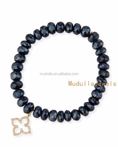BM25190 Nuevos diseños Joyería de moda Lovely CZ Micro Pave Charm Gemstone Bead Bracelet Stacking Arm Party Pulseras - Product Image 6