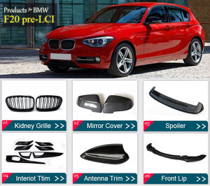 Grille centrale en maille ABS pour pare-choc avant, pièce de voiture, noire brillante, pour <span class=keywords><strong>BMW</strong></span> série <span class=keywords><strong>1</strong></span> F20 135i pré LCI - Product Image 5