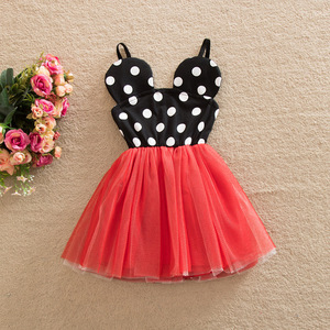 Proveedor de fábrica personalizado 2019 verano niñas Dot vestidos niños Polka Tutus princesa vestido - Product Image 6