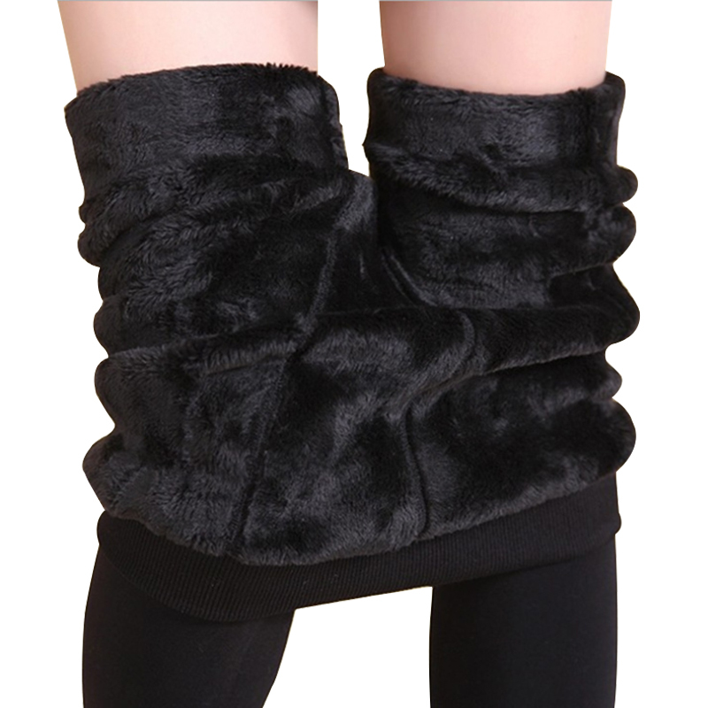 Leather Leggings Winter Stylish Warm Trousers for Women