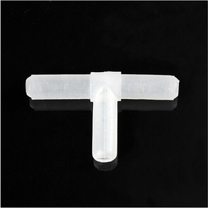 4mm Eco-Friendly Branco Tee Plástico T 3-Way <span class=keywords><strong>Aquarium</strong></span> Air Pump Tubing Conectores para <span class=keywords><strong>Fish</strong></span> Tank - Product Image 4