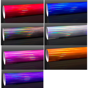Film de protection de carrosserie pour voiture, effet holographique arc-en-ciel caméléon brillant, changeant de couleur, 1,52 x 16 m, PVC - Product Image 4