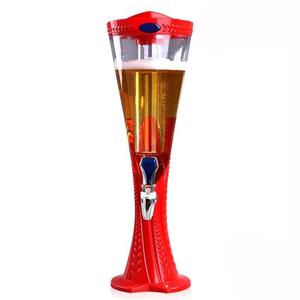 Dispensador de jugo de bebida de vino desmontable de mesa de plástico de 1.5L Torre de cerveza para cinturón de grano Genesee Great Basin Hale's Ales - Product Image 1