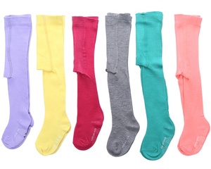 Venta caliente colores sólidos <span class=keywords><strong>antideslizantes</strong></span> medias de algodón para bebés - Product Image 5