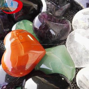 Rocas De Cuarzo rosa y Azul Turquesa Corazón - Product Image 3