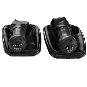 Mobil 5/6 Kecepatan Baru Desain Gear Shift Knob Boot Cover dengan Harga MT untuk VW Golf 4 IV MK4 GTI R32 Bora Jetta