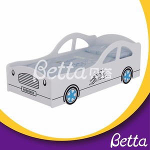 Nouveau style attrayant blanc en bois enfants de <span class=keywords><strong>voiture</strong></span> forme enfants <span class=keywords><strong>lit</strong></span> - Product Image 1