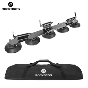ROCKBROS bolsa de almacenamiento para bicicleta portador de aluminio del techo del coche de la bicicleta de la succión de la Copa Rack con paquete de PVC - Product Image 6