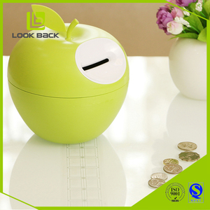 Forma di mela Articoli di Soldi di Plastica Cassetta di sicurezza e la Piggy Bank e Salvadanaio - Product Image 3