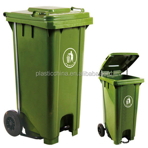 240 Litros de medio <span class=keywords><strong>pedal</strong></span> papelera de <span class=keywords><strong>reciclaje</strong></span> de plástico hdpe <span class=keywords><strong>cubo</strong></span> de basura al aire libre - Product Image 1