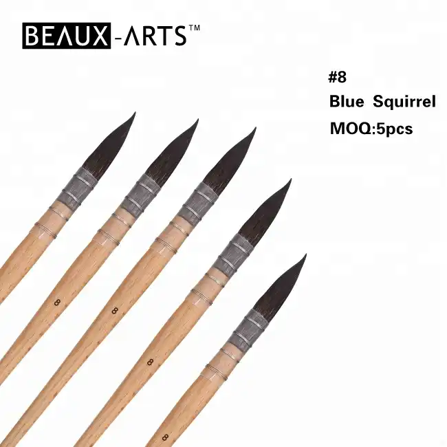 Round and Mop 100% Blue Squirrel Hair Art Brushes for Watercolor Painting -  Fine Art Supplier - Shanghai Beaux-Arts Art Materials