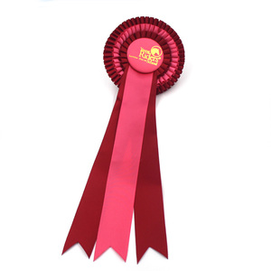 सस्ते थोक घुड़सवारी कार्यक्रम घुड़सवारी पुरस्कार रिबन रोसेट - Product Image 3