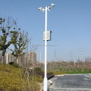 Monitoraggio della sicurezza CCTV telecamera montata pole, acciaio zincato pole