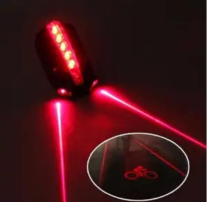 New Led Bicycle Lights Bike Accessories Bicycle tail Light with projection effect