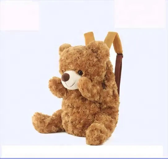 Cute custom plush backpack Teddy Bear backpack Plush Toys Stuffed soft Animals new product ideas 2020