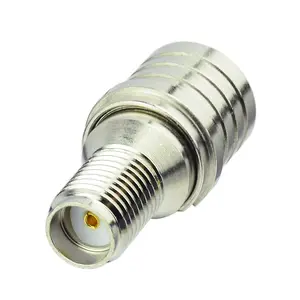 Adaptador sma para plug macho de qma, conector adaptador e conversor de níquel banhado em latão reto rf coax, de SMA-QMA