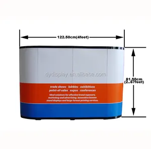 Aluminum and PVC Material Pop-up display wall pop-up exhibition stand