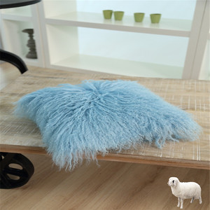 Fabrika yeni Moğol yün kıvırcık kuzu shearlıng kürk yastık - Product Image 3