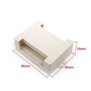 Plastic din rail PLC enclosure control box for electronics PCB