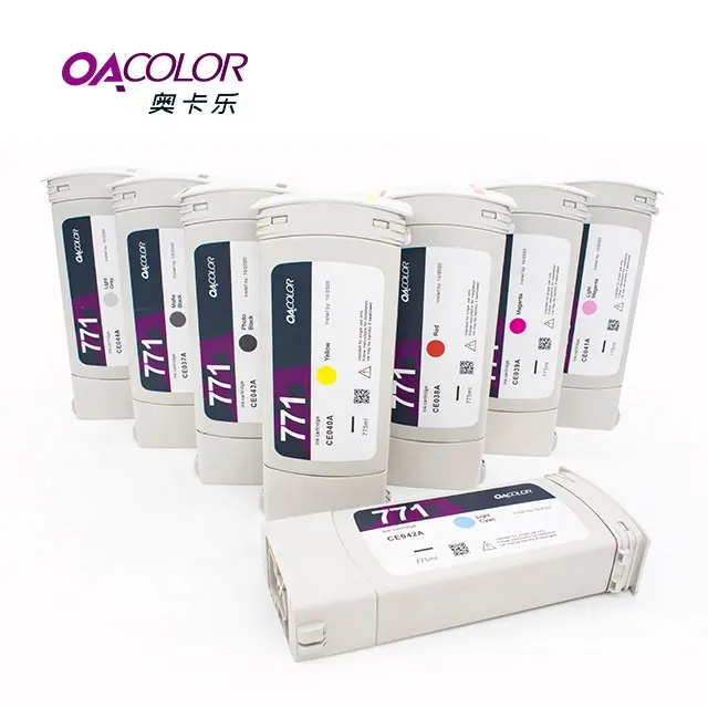 Rhinocolor — cartouche d'encre refabriquée, pour imprimante HP, 771, pour appareil d'impression HP design jet Z6200