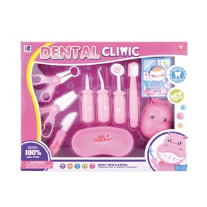 Jouets de jeu de rôle créatifs pour enfants, histoires de docteurs pour enfants, jouets dentaires Happy Hippo pour enfants, jouets de dentiste - Product Image 2