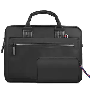 WIWU Nylon Laptop Bag Messenger Briefcase Carrying Case 15 inch Computer Bag Anti Shockproof Laptop Bag Gifts For Men