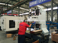 VMC 1060 CNC Center de Machine verticale 11 Cnc 5 axes simple fourni 20 NSK roulement de Schneider automatique brésil Cnc 3 Eksen Siemens