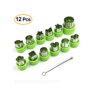 Baking Cutter Nhựa Và Kim Loại Cookie Cutter Trái Cây Rau Cutter - Product Image 2