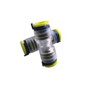 HDPE micro duct end attacco rapido push fit connettori hdpe micro condotto accoppiatore