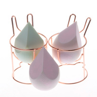 Éponge cosmétique diamantée à marque privée, sans latex, pour poudre, rose, applicateur de maquillage, éponge de beauté