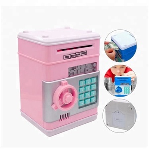 Hot Selling Custom Best ATM Shape Money Box Cash box for Kids