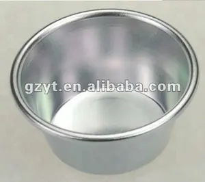 Hot Non-stick Barking Tool Aluminum Round Pudding Cup Custom-made Easter Egg Fancy Cake Mold