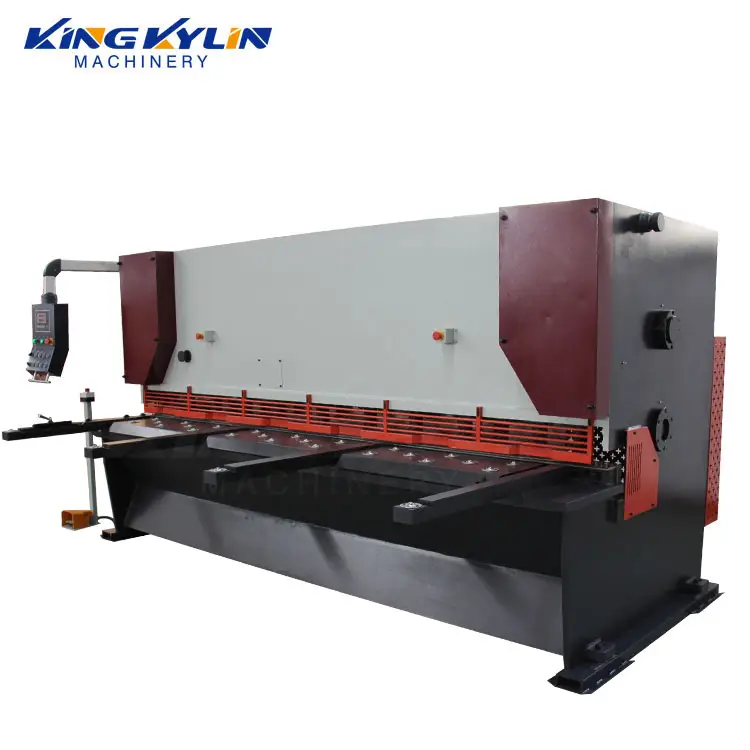 Máquina de corte automática qc11y 12x6000, equipamento de tesoura de placa de metal hidráulica 7.5kw