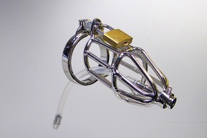 Erkek için tıbbi silikon üretral ses seks oyuncak ile çelik <span class=keywords><strong>Chastity</strong></span> cock cage - Product Image 2