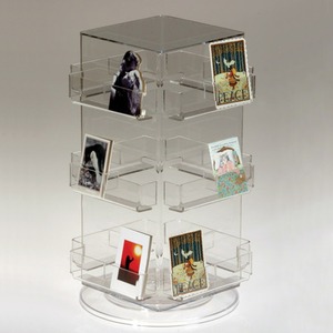 24 túi quà tặng bao vây Spinner 24 túi truy cập Acrylic Thẻ quà tặng hiển thị Spinner xoay Acrylic Thẻ quà tặng hiển thị giá - Product Image 2