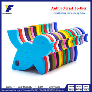 2016 Los niños divertidos mastican juguetes de silicona de juguete de palma de bebé para la dentición - Product Image 3