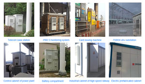 Climatisation industrielle de <span class=keywords><strong>petite</strong></span> <span class=keywords><strong>taille</strong></span>, capacité de refroidissement 1000 BTU, 220 V CA, 300 W, pour montage sur panneau de cabinet de télécommunications - Product Image 5