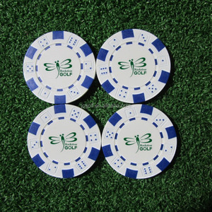 Vente en gros de jetons de casino en plastique vierges neufs de 40 mm, marqueur de balle de <span class=keywords><strong>golf</strong></span>, excellent <span class=keywords><strong>cadeau</strong></span> promotionnel pour le <span class=keywords><strong>golf</strong></span> - Product Image 5