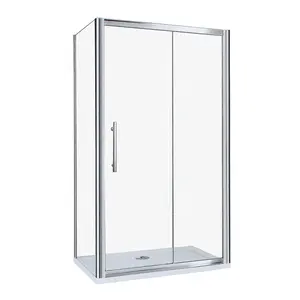 Kamali High Quality Factory Price Aluminium Frame Sliding bathroom tempered glass sliding door