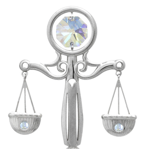 Figura Decorativa de Cristal Cromado Crystocraft, Balanza de la Justicia, Cristales Tallados Brillantes, Estilo Europeo, Logotipo Personalizado - Product Image 2